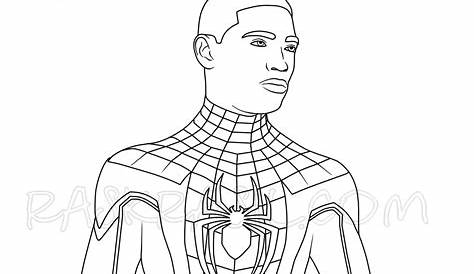 Miles Morales Coloring Pages | Free Printable New Spider-Man