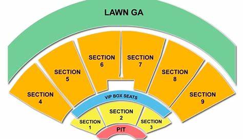 6 Images Keybank Pavilion Seating Chart With Seat Numbers And Review
