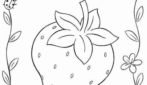 Strawberry Coloring Pages - Best Coloring Pages For Kids