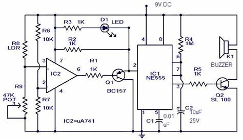 gateway intruder alarm circuit diagram