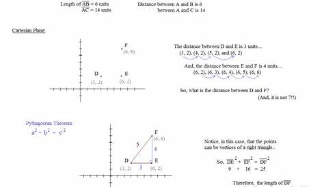 midpoint and distance formula zombie worksheet