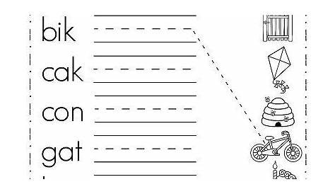 phonics worksheets for first grade
