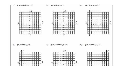 graphing points worksheet