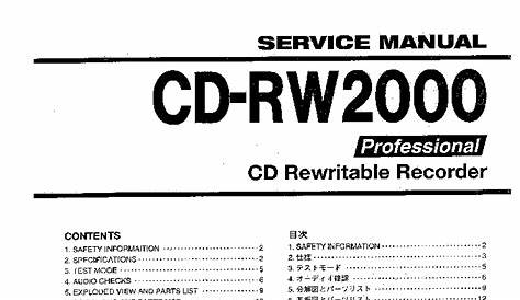 tascam cd-rw900sl manual