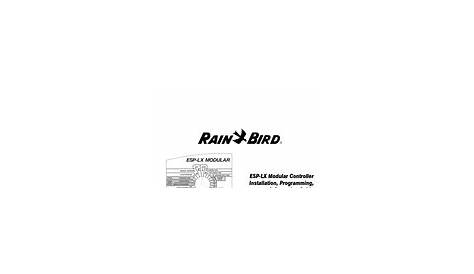 rain bird esp rzx manual