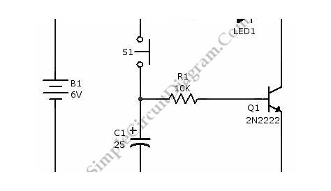 Temporary LED Lamp/Illuminator – Simple Circuit Diagram
