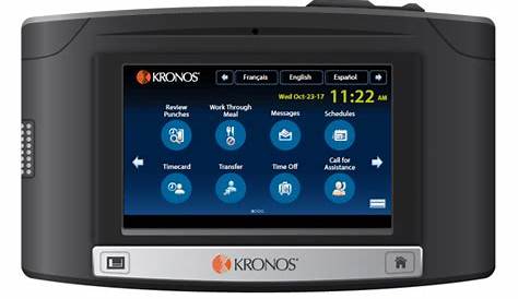 kronos intouch 9100 user manual pdf