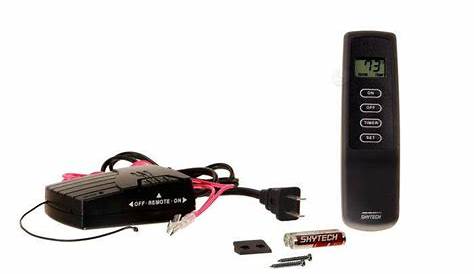 SKYTECH Skytech SKY-1410 T/LCD-A 110v Fireplace Remote Control with Timer