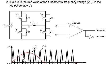 Solved In the full bridge inverter circuit show below, | Chegg.com