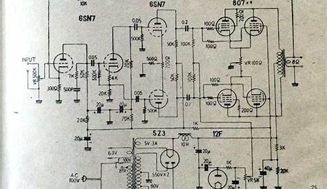 807 push pull amplifier schematic