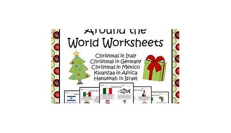 holidays around the world worksheets free