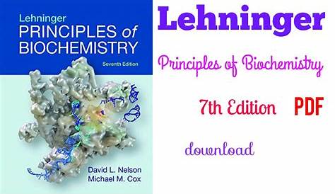 Lehninger Principles Of Biochemistry 7th Edition Pdf Drive | Resume