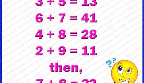 easy math logic puzzles