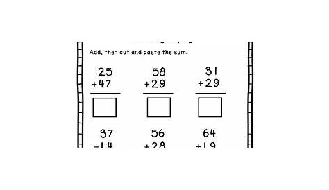 Double Digit Addition with Regrouping Worksheets by Dana's Wonderland