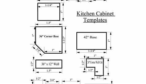 Kitchen Cabinet Templates Design - Kitchen cabinets have many functions