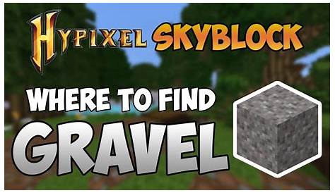 where to find gravel in minecraft