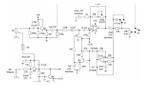 Guitar Effects Category - Electronic Circuit Diagram | Circuit diagram
