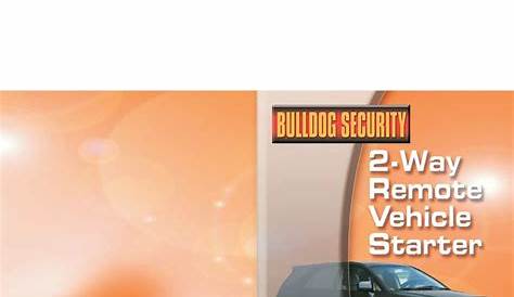 bulldog security rs100b and rs1200b owner's manual