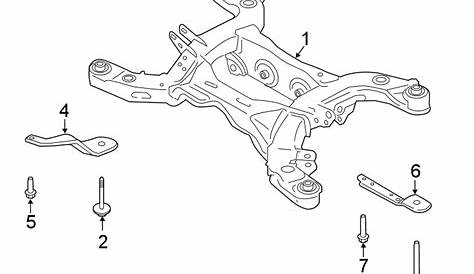 Ford Explorer Bolt. Crossmember. Suspension - W720782S439 | OEM Ford