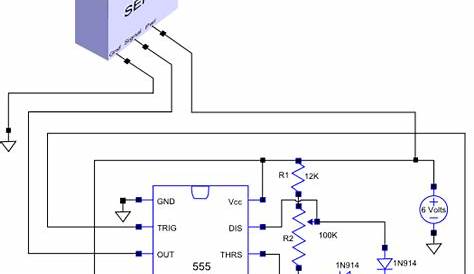 standard servo motor circuit diagram