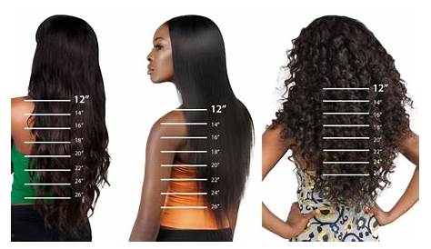 wavy hair length chart