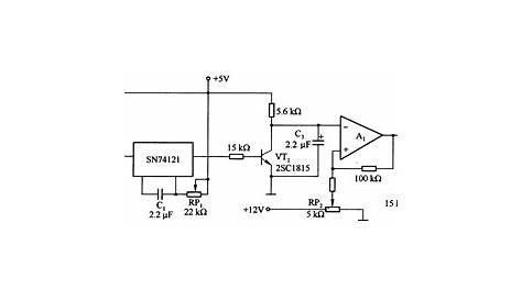 Frequency / voltage conversion circuit composed of SN74121 - Basic