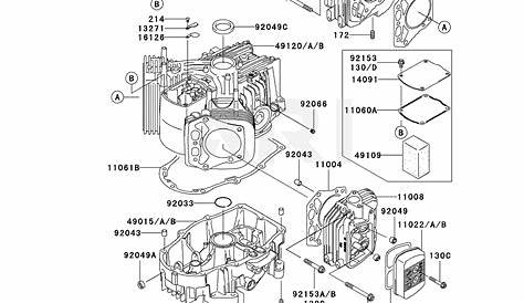 Kawasaki FH721V-FS01 4 Stroke Engine FH721V Parts Diagram for CYLINDER