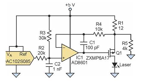 laser diode driver circuit schematic