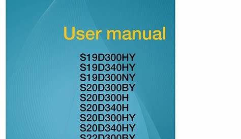 samsung t240hd user manual user manual