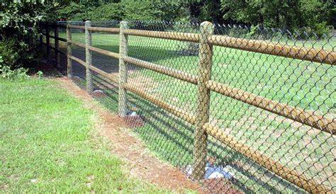 Post And Chain Fencing