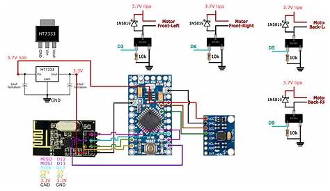 mini drone circuit diagram