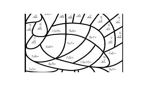 thanksgiving turkey math worksheet