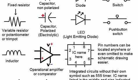 electronic components schematic diagram