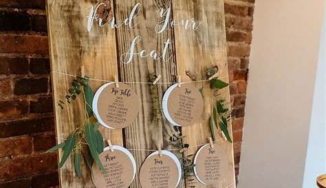 unique seating chart ideas for weddings