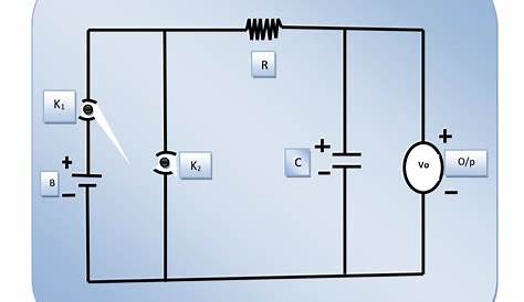 charging and discharging of capacitor circuit diagram