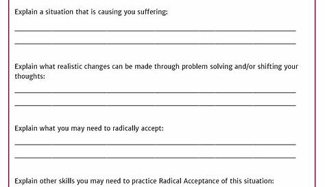 radical acceptance dbt worksheets