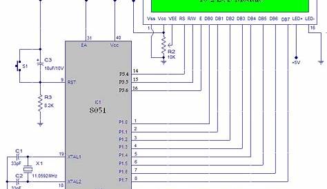 8051 microcontroller: 16*2 LCD Initialization