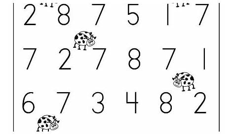 the number 7 seven k5 learning - number 7 worksheets for preschools