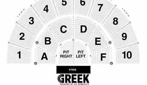greek theater los angeles seating chart
