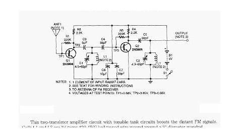 fm signal booster circuit diagram