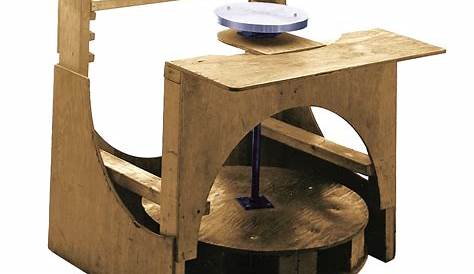 Pottery Kick Wheel Wood and Metal Parts Kits | Make: