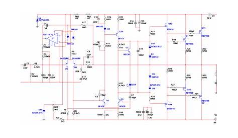 Mosfet Power Amplifier Circuit Diagram : Complementary Mosfet Common