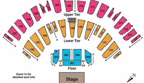 james l knight center seating chart