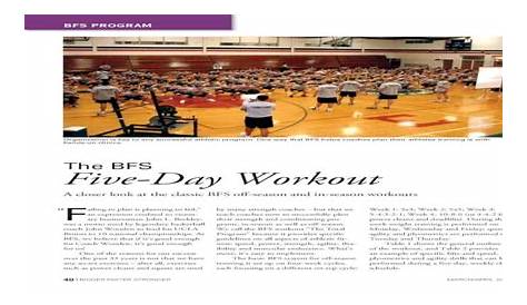 bfs workout pdf