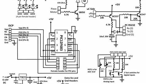 Microchip Circuit Board Diagram