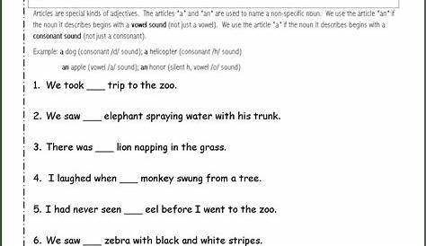 second grade english worksheets