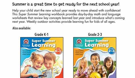 summer learning workbook for grade 4
