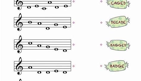 49 Treble Clef Notes Worksheet | Chessmuseum Template Library Music