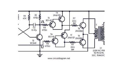 2n3055 inverter circuit diagram