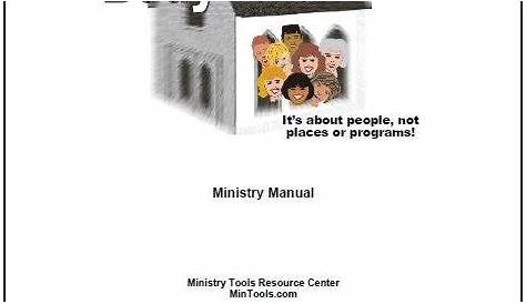 Body Life Ministry Manual Download to Print One – Ministry Tools